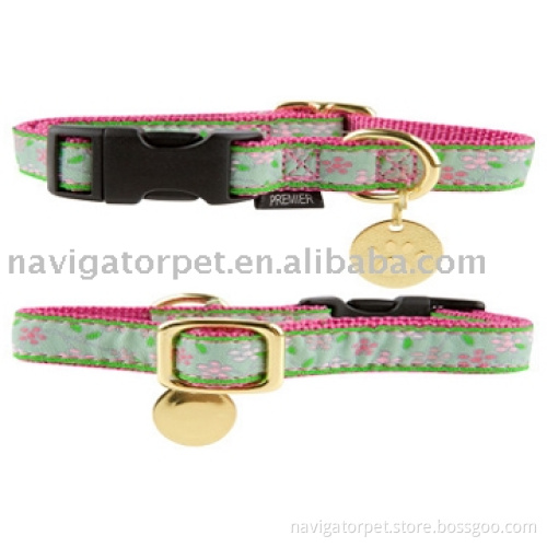 Dog Collar: Ribbon-on-nylon